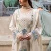 Ivory Embroidered Suit – 3-Piece Luxury Festive Wear 2025