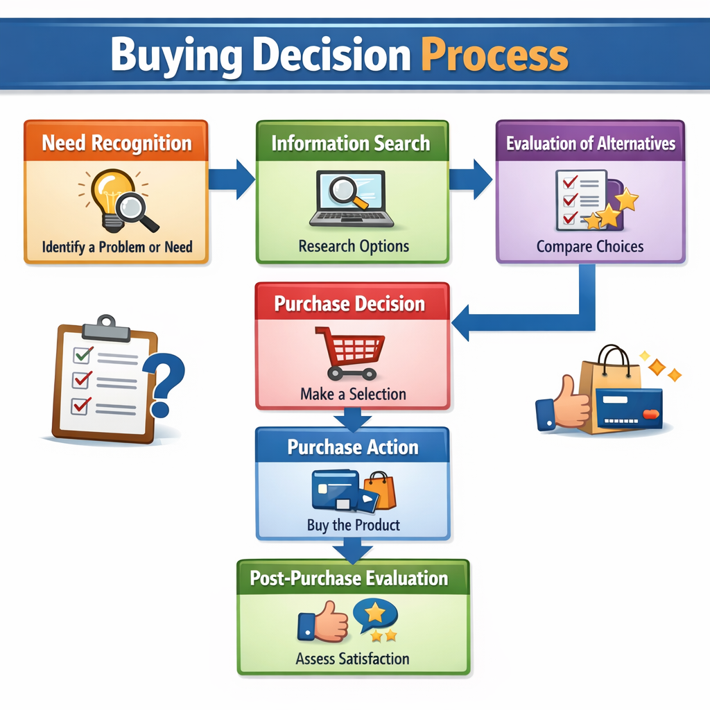 buying decision process for best services 