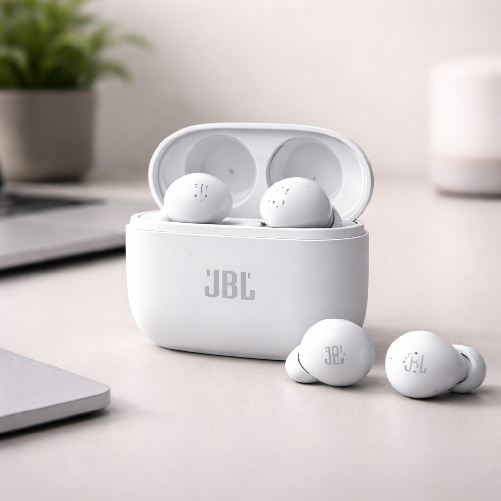 JBL Vibe Buds wireless earbuds with deep bass sound 
