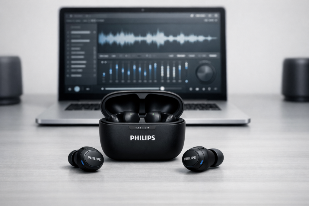 Philips TAT3519 wireless earbuds Philips TAT3519 wireless earbuds