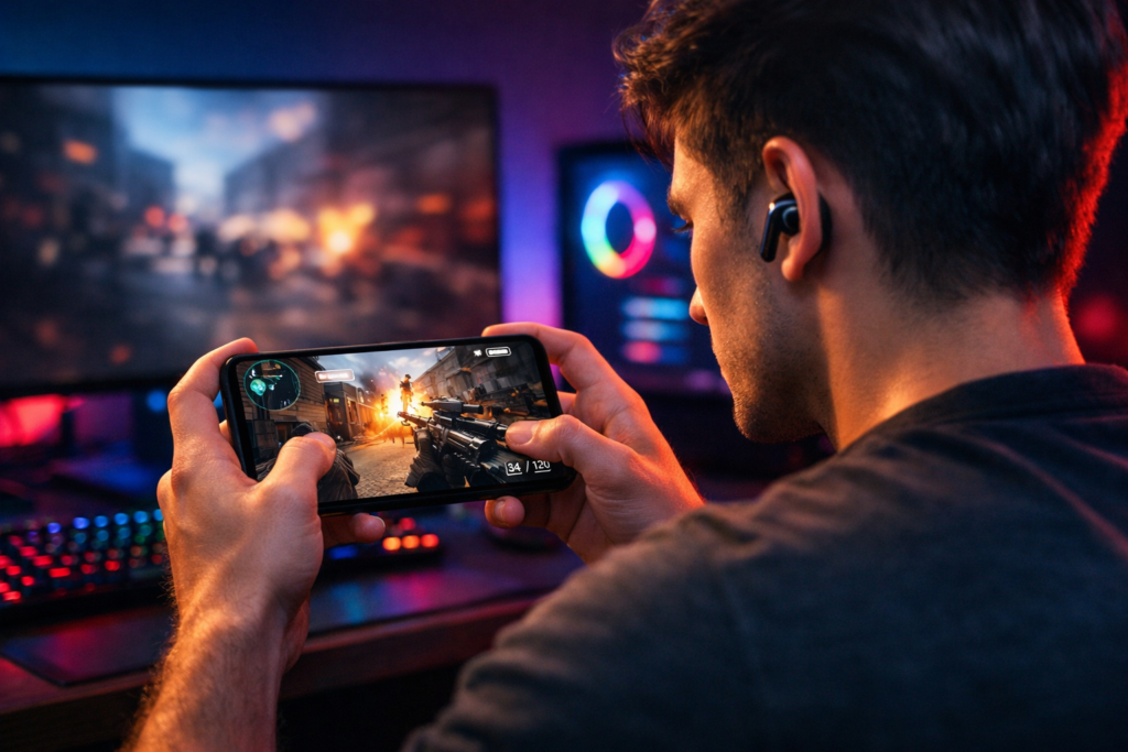 Wireless gaming earbuds Wireless gaming earbuds for mobile gaming