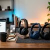 Best headphones under $100 featured image showing wireless over-ear headphones on modern desk setup