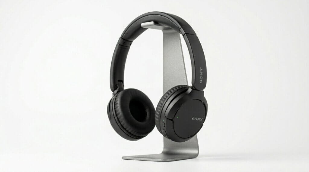 Sony WH-CH520 wireless headphones with balanced sound quality and comfortable lightweight design.
