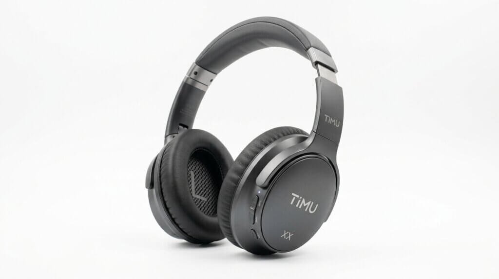 TIMU XX wireless over-ear headphones with comfortable fit and budget-friendly performance.