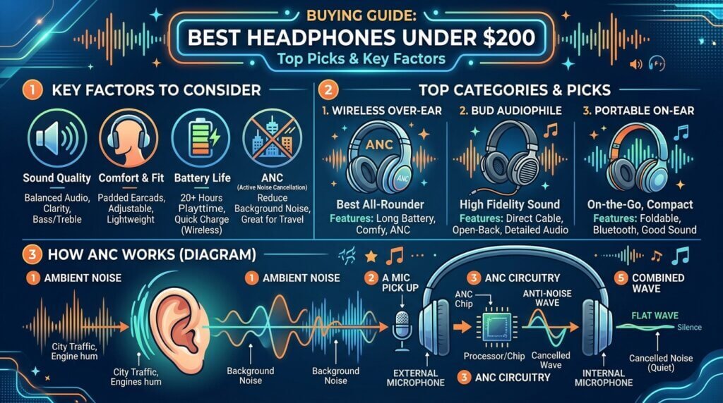 Buying Guid for the Best Headphone under $200