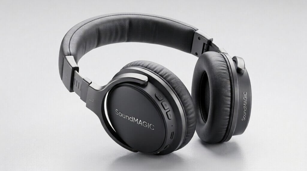 SoundMAGIC P60BT wireless headphones with hybrid ANC